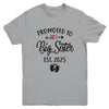 Promoted To Big Sister Est 2025 First Time New Sister Youth Shirt | teecentury