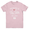 Promoted To Big Sister Est 2025 Funny First Time New Sister Youth Shirt | teecentury