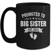 Promoted To Big Sister Est 2025 New Sister First Time New Mug | teecentury