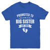 Promoted To Big Sister Est 2025 New Sister First Time New Youth Shirt | teecentury