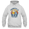 Promoted To Dad Est 2024 First Time Fathers Day Vintage Shirt & Hoodie | teecentury