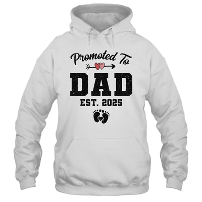 Promoted To Dad Est 2025 First Time Fathers Day Shirt & Hoodie | teecentury