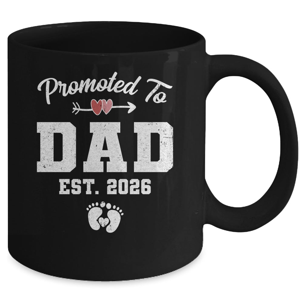 Promoted To Dad Est 2026 Funny First Time Fathers Day Mug | teecentury