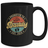 Promoted To Daddy 2024 Pregnancy New First Daddy Retro Mug | teecentury