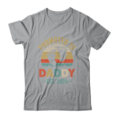 Promoted To Daddy Est 2024 Fathers Day Vintage Shirt & Tank Top | teecentury