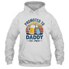 Promoted To Daddy Est 2024 First Time Fathers Day Vintage Shirt & Hoodie | teecentury