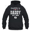 Promoted To Daddy Est 2024 Funny First Time Fathers Day Shirt & Hoodie | teecentury