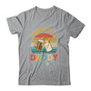 Promoted To Daddy Est 2024 Vintage New Dad Fathers Day Shirt & Hoodie | teecentury