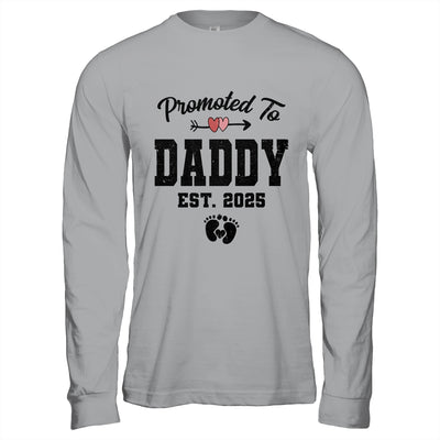 Promoted To Daddy Est 2025 First Time Fathers Day Shirt & Hoodie | teecentury