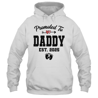 Promoted To Daddy Est 2025 First Time Fathers Day Shirt & Hoodie | teecentury