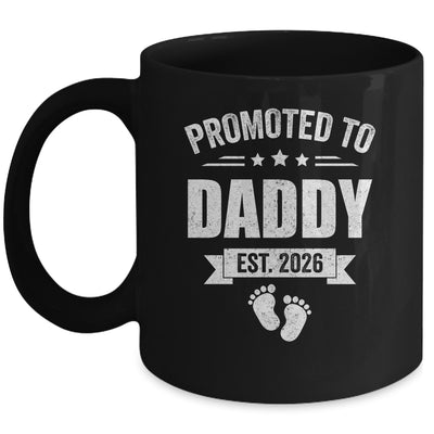 Promoted To Daddy Est 2026 Fathers Day First Time New Dad Mug | teecentury