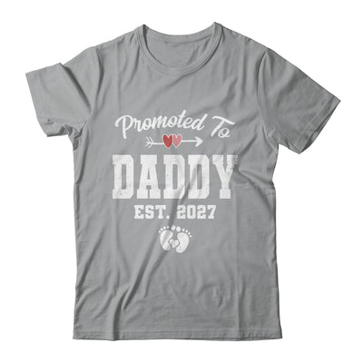Promoted To Daddy Est 2027 Funny First Time Fathers Day Shirt & Hoodie | teecentury