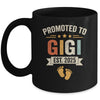 Promoted To Gigi 2025 Retro Soon To Be Gigi Est 2025 Mug | teecentury