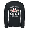 Promoted To Gigi 2026 First Time Floral New Gigi Shirt & Hoodie | teecentury