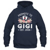 Promoted To Gigi 2026 First Time Floral New Gigi Shirt & Hoodie | teecentury