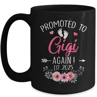 Promoted To Gigi Again Est 2025 Mothers Day Mug | teecentury