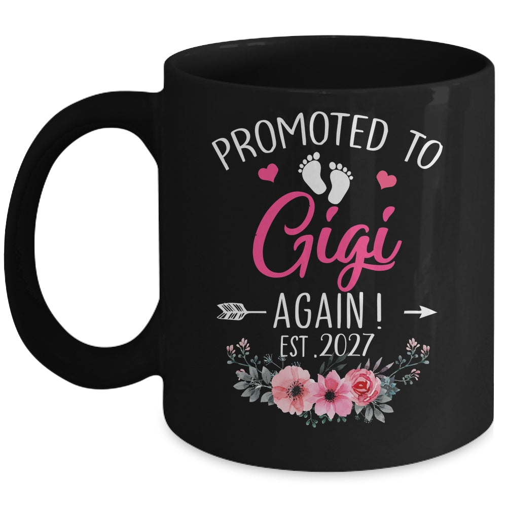 Promoted To Gigi Again Est 2027 Mothers Day Mug | teecentury