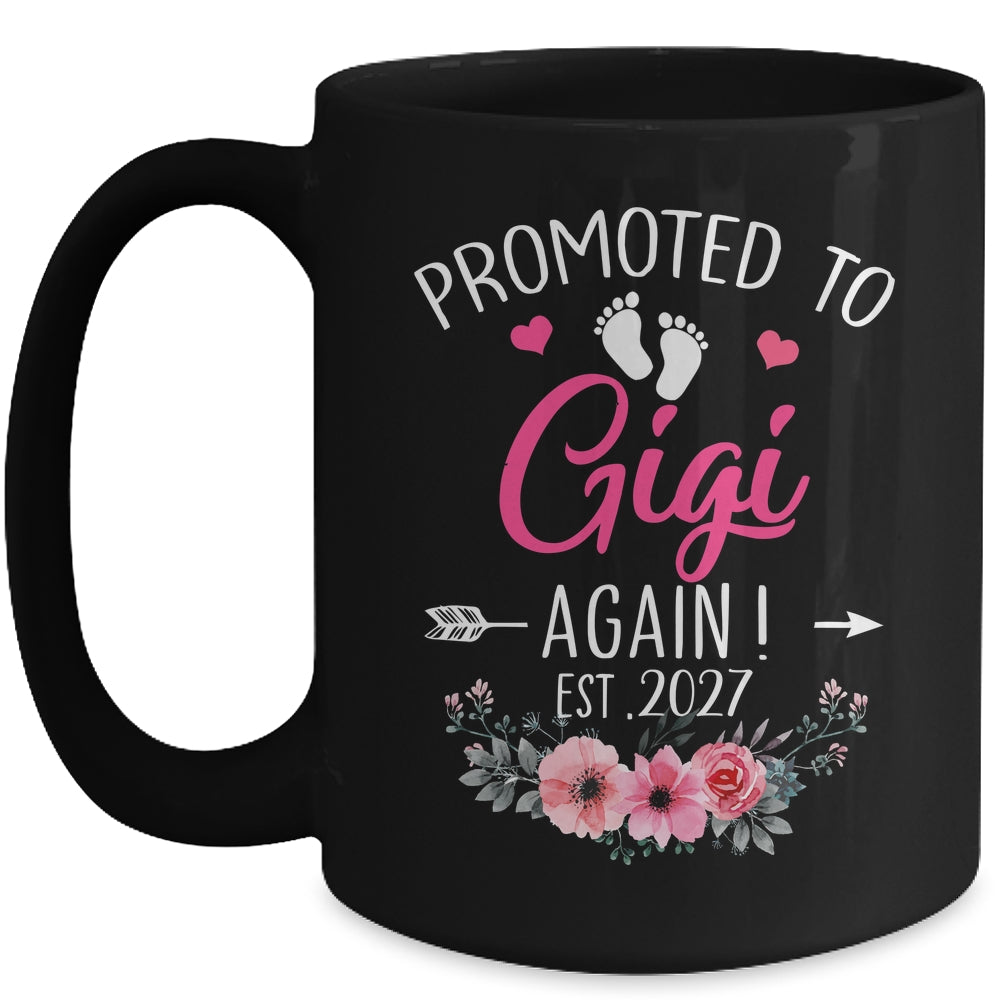 Promoted To Gigi Again Est 2027 Mothers Day Mug | teecentury