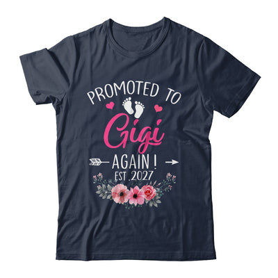 Promoted To Gigi Again Est 2027 Mothers Day Shirt & Tank Top | teecentury
