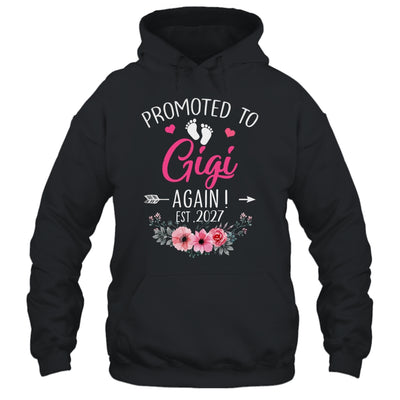 Promoted To Gigi Again Est 2027 Mothers Day Shirt & Tank Top | teecentury