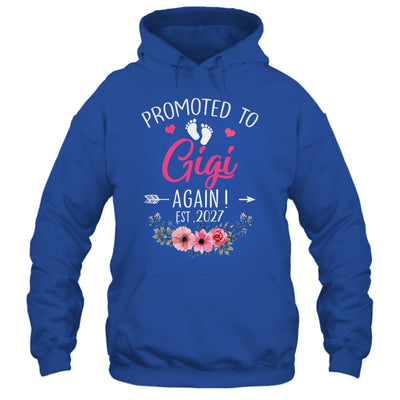 Promoted To Gigi Again Est 2027 Mothers Day Shirt & Tank Top | teecentury