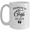 Promoted To Gigi Est 2024 First Time Mothers Day Mug | teecentury