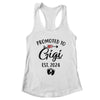 Promoted To Gigi Est 2024 First Time Mothers Day Shirt & Tank Top | teecentury