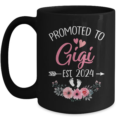 Promoted To Gigi Est 2024 Mothers Day First Time Mug | teecentury