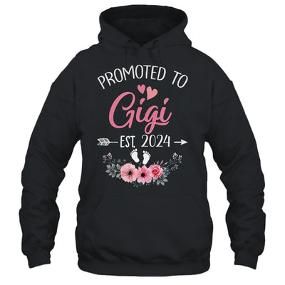 Promoted To Gigi Est 2024 Mothers Day First Time Shirt & Tank Top | teecentury