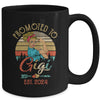 Promoted To Gigi Est 2024 Retro First Time Gigi Mug | teecentury