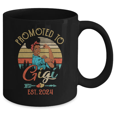 Promoted To Gigi Est 2024 Vintage First Time Gigi Mug | teecentury