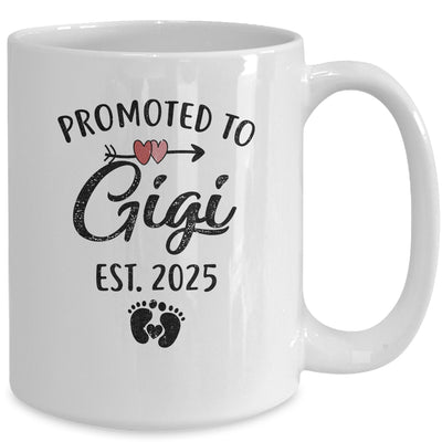 Promoted To Gigi Est 2025 First Time Mothers Day Mug | teecentury