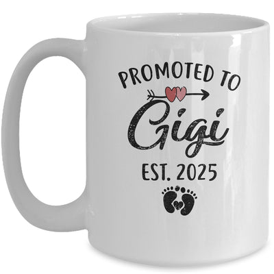 Promoted To Gigi Est 2025 First Time Mothers Day Mug | teecentury