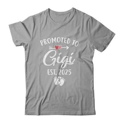 Promoted To Gigi Est 2025 Funny First Time Mothers Day Shirt & Tank Top | teecentury