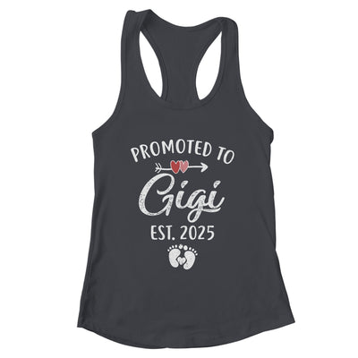 Promoted To Gigi Est 2025 Funny First Time Mothers Day Shirt & Tank Top | teecentury