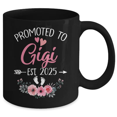 Promoted To Gigi Est 2025 Mothers Day First Time Mug | teecentury