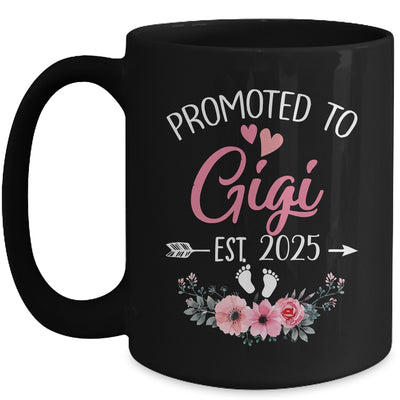 Promoted To Gigi Est 2025 Mothers Day First Time Mug | teecentury