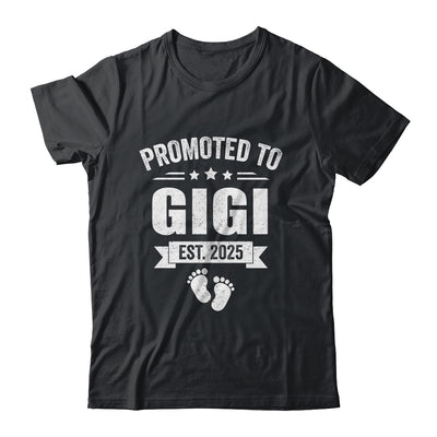 Promoted To Gigi Est 2025 Mothers Day First Time New Gigi Shirt & Tank Top | teecentury