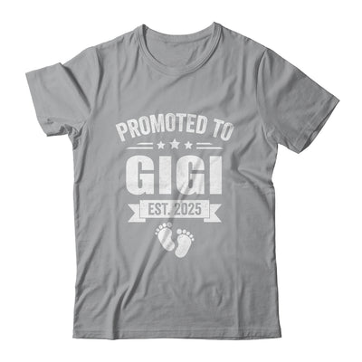 Promoted To Gigi Est 2025 Mothers Day First Time New Gigi Shirt & Tank Top | teecentury