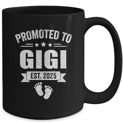 Promoted To Gigi Est 2025 Mothers Day First Time New Gigi Mug | teecentury