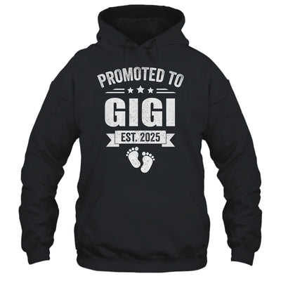 Promoted To Gigi Est 2025 Mothers Day First Time New Gigi Shirt & Tank Top | teecentury