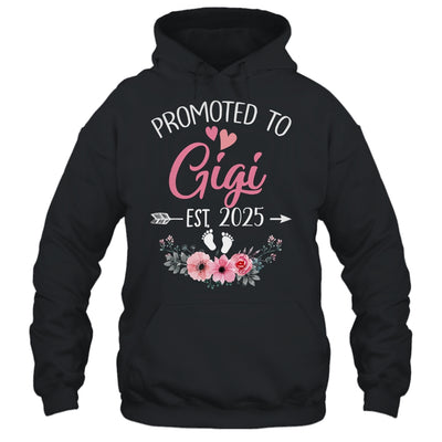 Promoted To Gigi Est 2025 Mothers Day First Time Shirt & Tank Top | teecentury