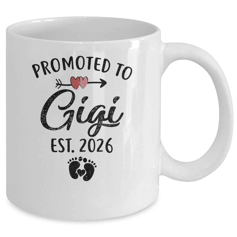 Promoted To Gigi Est 2026 First Time Mothers Day Mug | teecentury