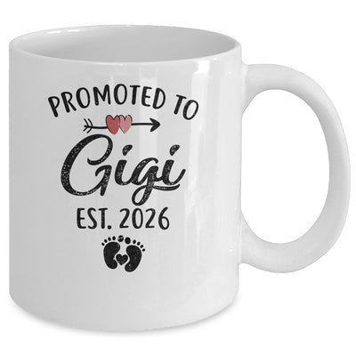 Promoted To Gigi Est 2026 First Time Mothers Day Mug | teecentury