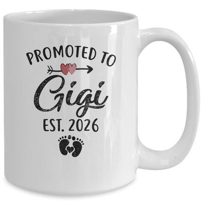 Promoted To Gigi Est 2026 First Time Mothers Day Mug | teecentury