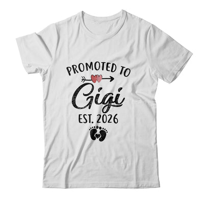 Promoted To Gigi Est 2026 First Time Mothers Day Shirt & Hoodie | teecentury