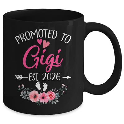Promoted To Gigi Est 2026 Mothers Day First Time Mug | teecentury