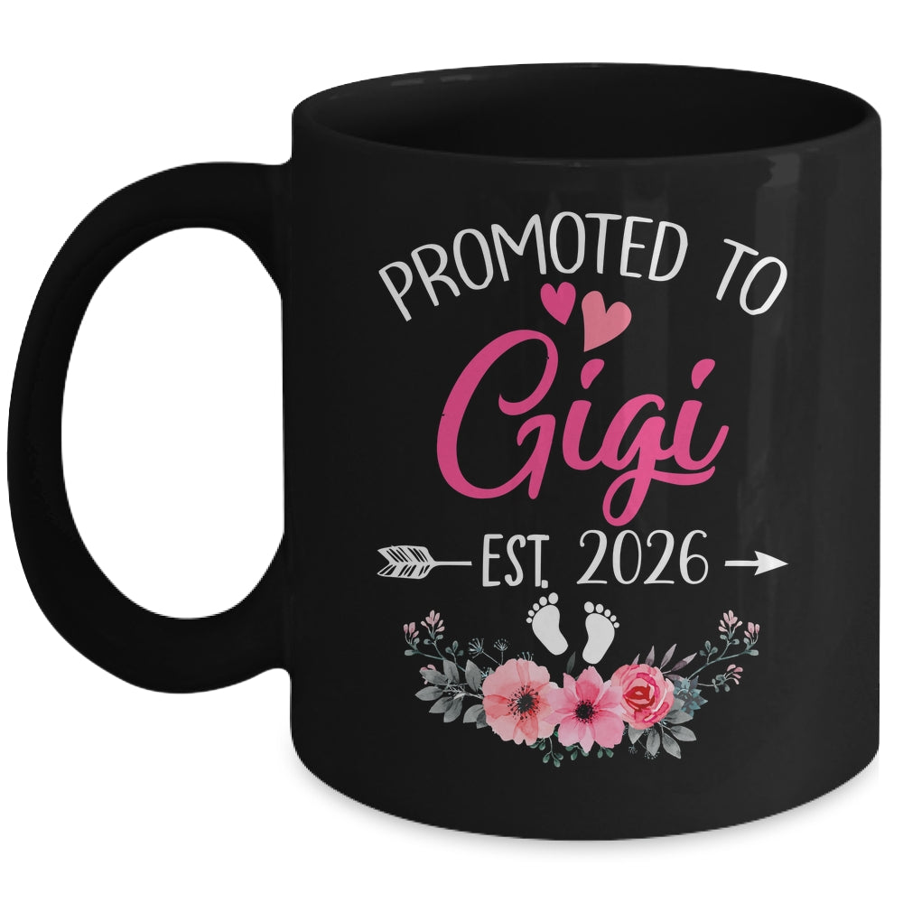 Promoted To Gigi Est 2026 Mothers Day First Time Mug | teecentury