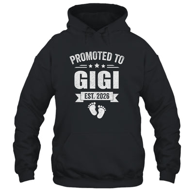 Promoted To Gigi Est 2026 Mothers Day First Time New Gigi Shirt & Hoodie | teecentury
