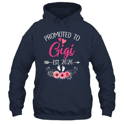 Promoted To Gigi Est 2026 Mothers Day First Time Shirt & Tank Top | teecentury